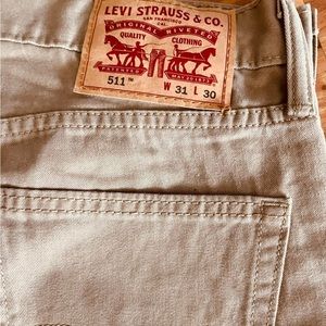 Mens khaki Levi’s